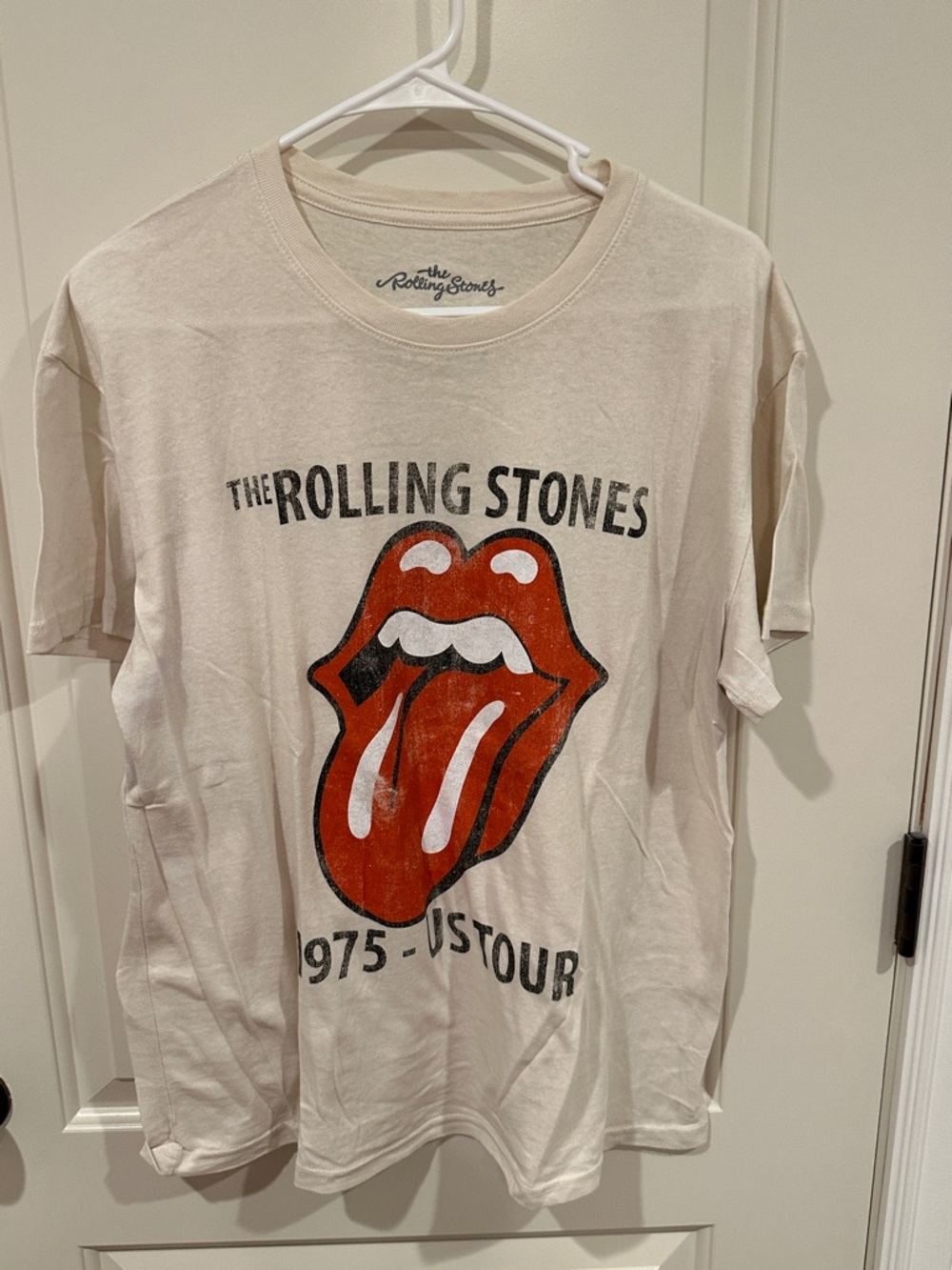 the Rolling Stones Cream Tee